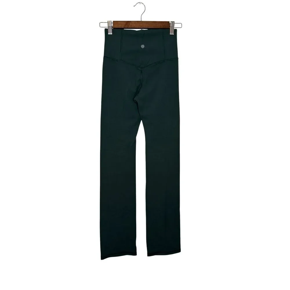 Athleta Elation Ultra High Rise Straight Leg Pant in Pine Size XS NWT